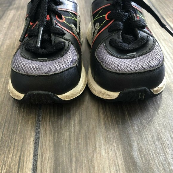 Nike Kids T-Run 5 443991-007 Multicolor Lace Up Sneakers Shoes Size 4c - Picture 5 of 9